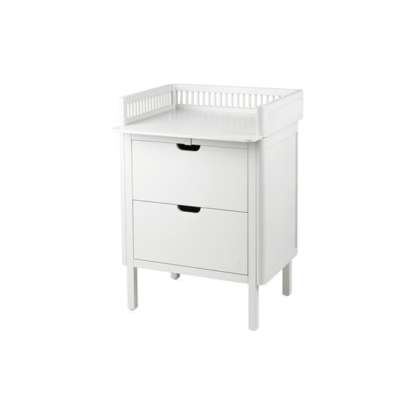 Sebra Changing Unit with Drawers, classic white, Sebra