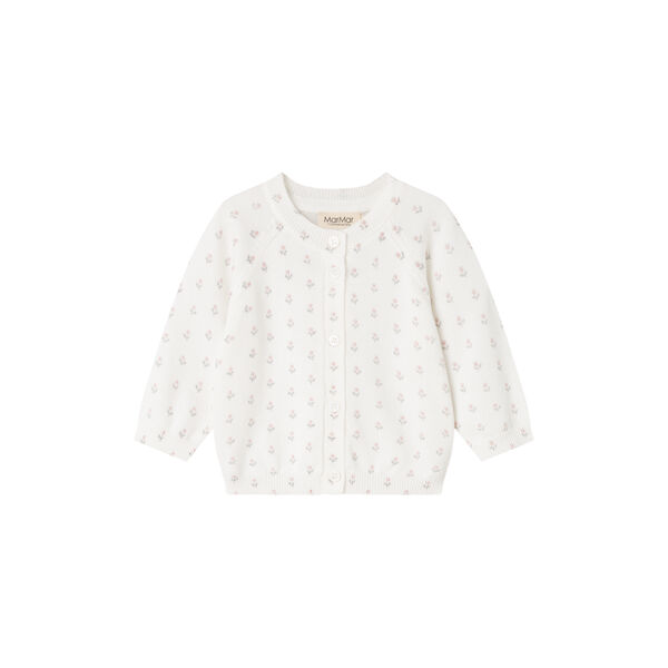 Taki Knitted Cardigan, flower stripe, MarMar Copenhagen