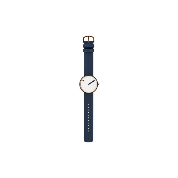 PICTO Wrist Watch, cream/copper/midnight blue, PICTO