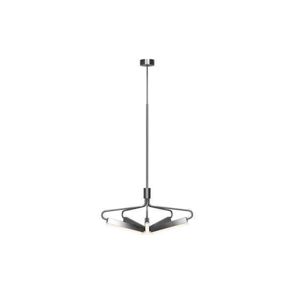Angel 5 300 Wide Chandelier, steel, Rubn