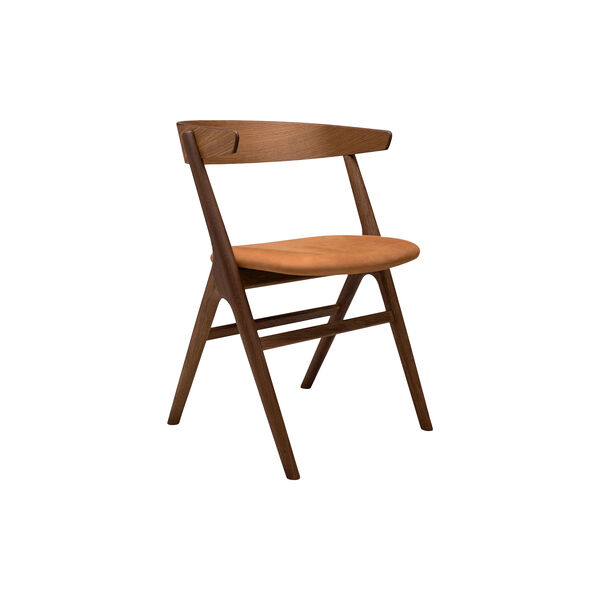 Sibast No 9 Dining Chair, smoked oak/cognac, Sibast Furniture