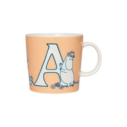 Moomin Mug 40 cl Alphabet A, Moomin Arabia