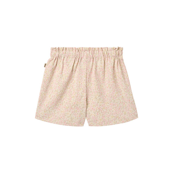 Set T-shirt & Shorts Ally, coral flowers, Wheat