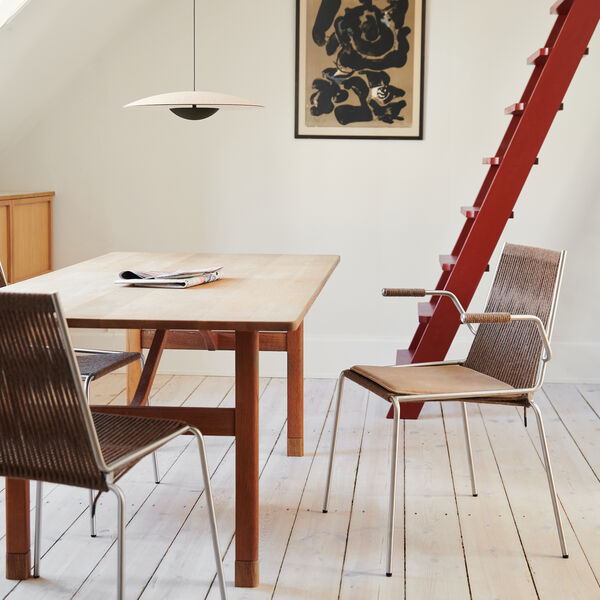 Noel Armrest Chair, steel/black, Thorup Copenhagen