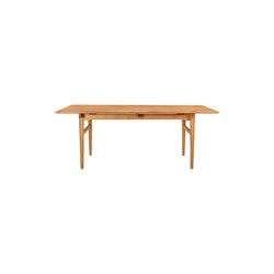 CH327 Dining Table, oiled teak/oiled oak CH327 Dining Table, oiled teak/oiled oak, Carl Hansen & Søn
