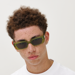 GRACE sun glasses, green crystal, MESSYWEEKEND