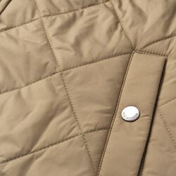 Quilted Short Vest, sepia tint, Ilse Jacobsen Hornb&aelig;k