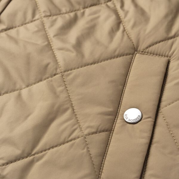 Quilted Short Vest, sepia tint, Ilse Jacobsen Hornb&aelig;k