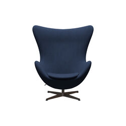Egg™ 3316 Lounge Chair, Christianshavn 1155 dark blue/brown bronze, Fritz Hansen