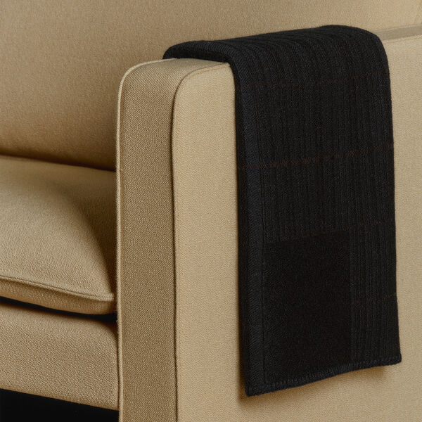 Grid Throw, black, Fredericia Furniture