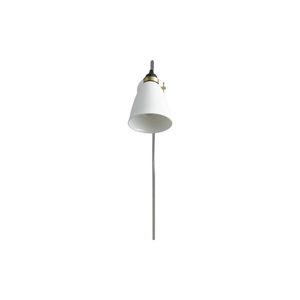 Hector 30 Wall Light Plug with Switch and Cable, natural white, Original BTC