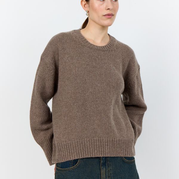 LR-PERLE 1 Pullover, walnut melange, Leveté Room