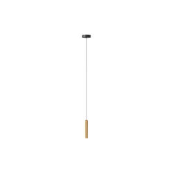 Chimes Short Pendant, oak, UMAGE