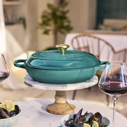 Signature Buffet Pot 30 cm, bleu riviera, Le Creuset