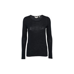 Rinja LS Tee, black, Basic Apparel