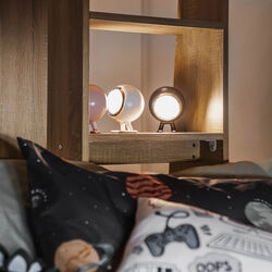 Norbitt LED  Rechargeable Lamp, mushroom brown, Mr. Wattson