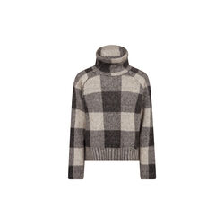 MMMaija Check Knit, black, MOS MOSH