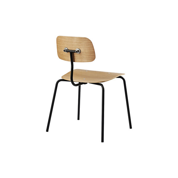 KEVI&reg; 2060 Stacking Chair, oak/black, Montana Furniture