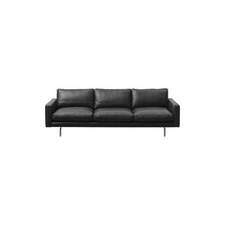 Edge V1 3-seater Sofa, faith black, Wendelbo