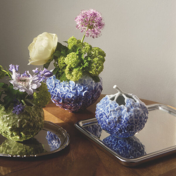 The Art Of Giving Flowers Vase, blue, Royal Copenhagen
