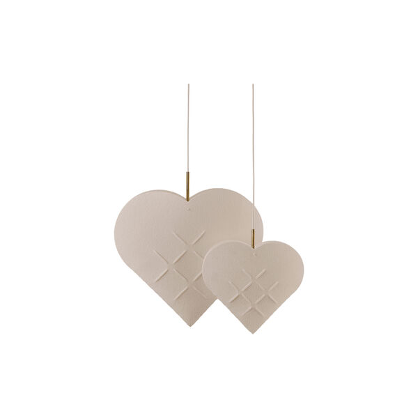SOFT HEART Small | White | Pendant, LE KLINT
