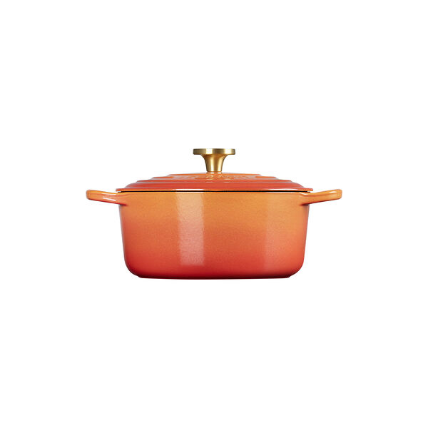 Round cast iron Anniversary round casserole &Oslash; 24 cm, flamme dor&eacute;e, Le Creuset