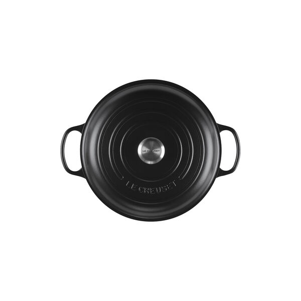 Signature cast iron buffet pot 30 cm, matte black, Le Creuset