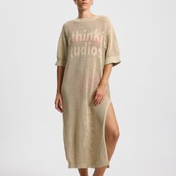 Dress Knitted Loop, oyster grey, Rethinkit