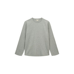 Freya Longsleeve T-Shirt, grey melange, Studio Feder