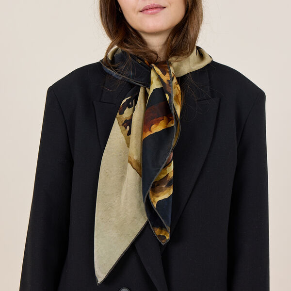 BRACKETS Scarf, black/sand BRACKETS Scarf, black/sand, Bella Ballou