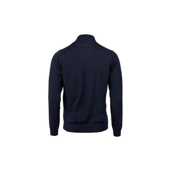 Merino Wool Zip Cardigan, navy, Stenstr&ouml;ms