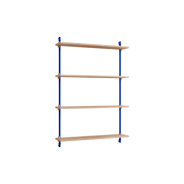 Wall Shelving Medium, oak/deep blue, MOEBE