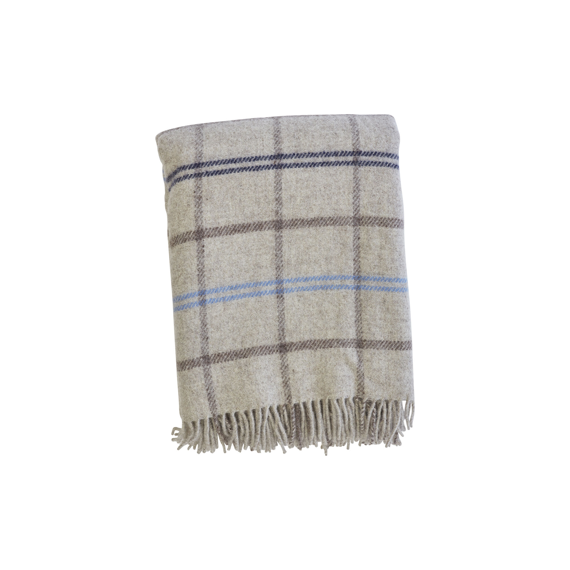 Beige tartan throw clearance