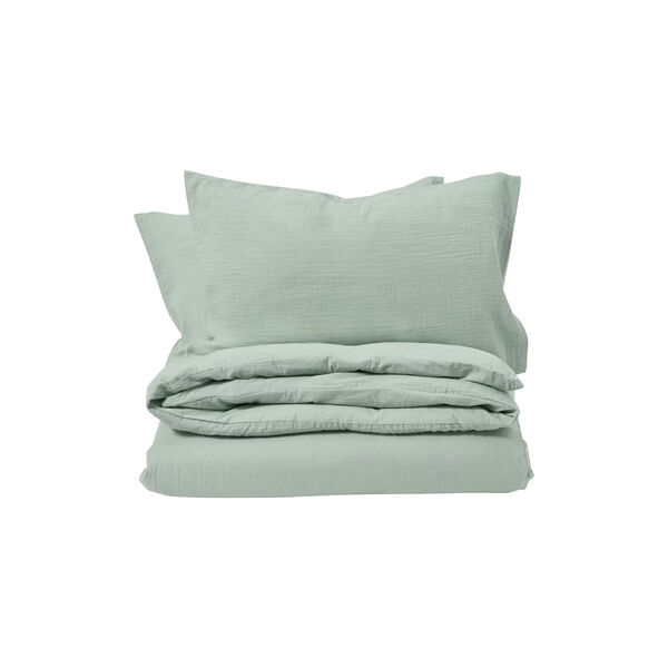 Musling Bedding, reseda green, Sekan
