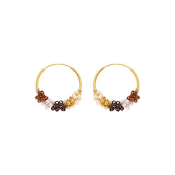 Sanne Earrings, cappuccino, Nuni Copenhagen