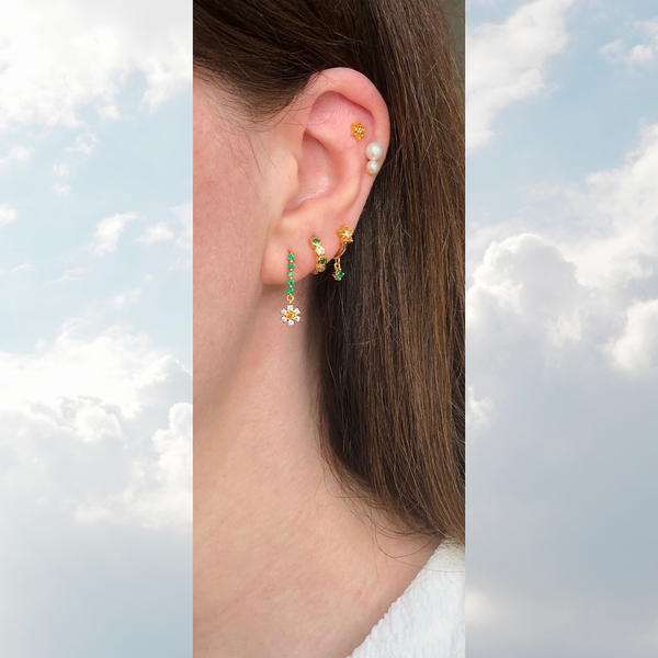 Flora Huggie, The Earring Shop