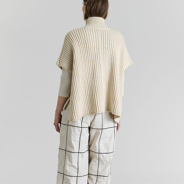 Nitto High-necked Blouse, ivory, BITTE KAI RAND