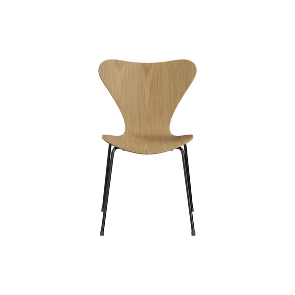 Series 7&trade; 3107 Chair, lacquered oak/black, Fritz Hansen