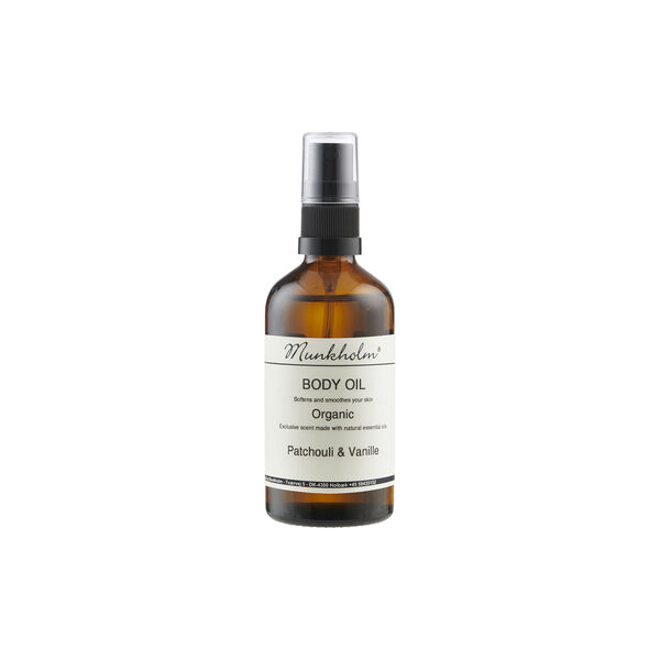 Organic Bodyoil, patchouli & vanilla Organic Bodyoil, patchouli & vanilla, Munkholm