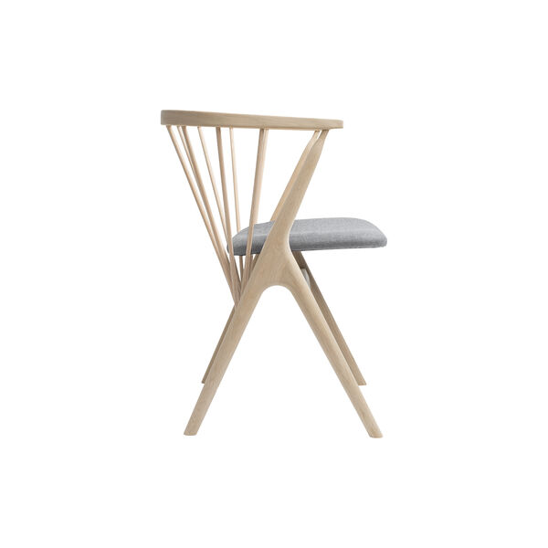 Sibast No 8 Dining Chair, soap treated oak/light grey, Sibast Furniture