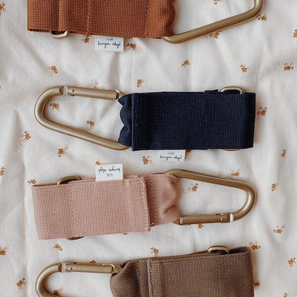 Stroller Straps, walnut, Konges Sløjd
