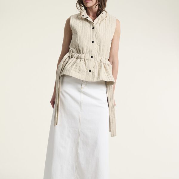 Jinzu long skirt, white, BITTE KAI RAND