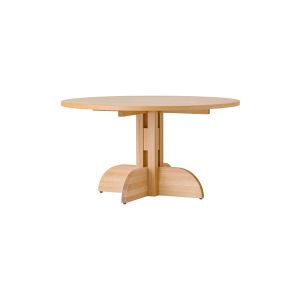 Puffin Dining Table | Round | &Oslash; 140 | Oak Veneer, Audo Copenhagen