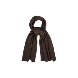Hannah Scarf, dark brown, CARE BY ME