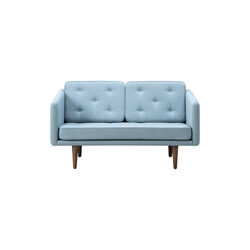 FF2002 No. 1 Sofa 2P 143 cm,mood 3103/smoked oak stained, Fredericia Furniture