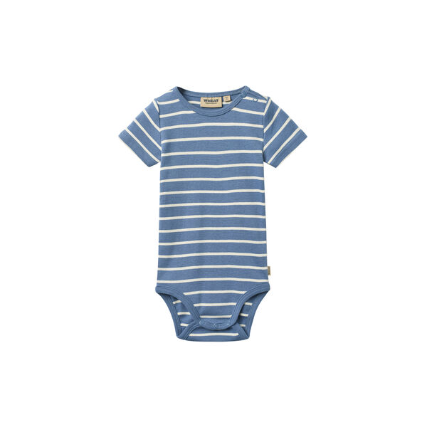 Body S/S Edvald, blue stripe, Wheat