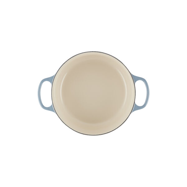 Signature round cast iron pot &Oslash; 24 cm, chambray, Le Creuset