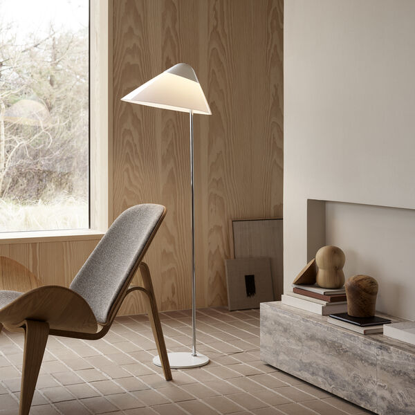 HJW03 Opala Floor Lamp, white, Carl Hansen & S&oslash;n