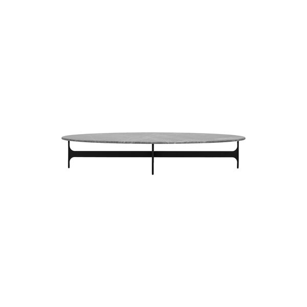 Floema Oval Coffee Table, grey, Wendelbo