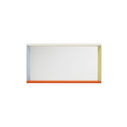 Colour Frame Mirror Medium, blue/orange, Vitra 